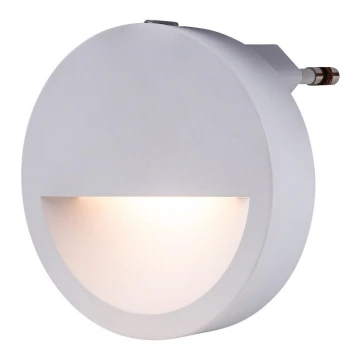 Rabalux - LED Noční světlo se senzorem LED/0,5W/230V 3000K pr. 65 mm