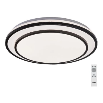 Rabalux - LED Stmívatelné stropní svítidlo LED/40W/230V 3000-6500K černá + dálkové ovládání