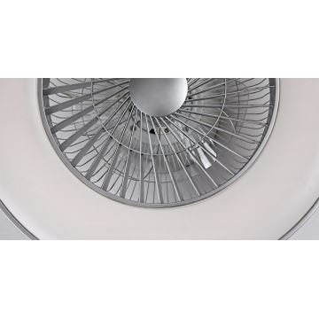 Rabalux - LED Stmívatelné stropní svítidlo s ventilátorem LED/40W/230V 3000-6500K + dálkové ovládání