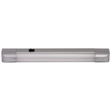 Rabalux - Podlinkové svítidlo BAND LIGHT 1xG13/10W/230V 39,5 cm stříbrná