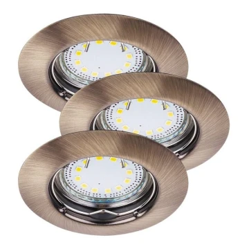 Rabalux - SADA 3xLED Podhledové svítidlo 3xGU10/3W/230V IP40