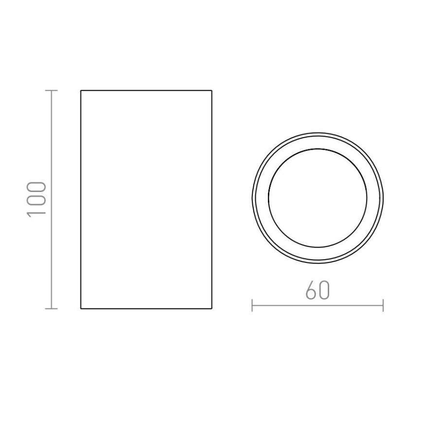 RED - Design Rendl - R12668 - Bodové svítidlo GAYA 1xGU10/35W/230V