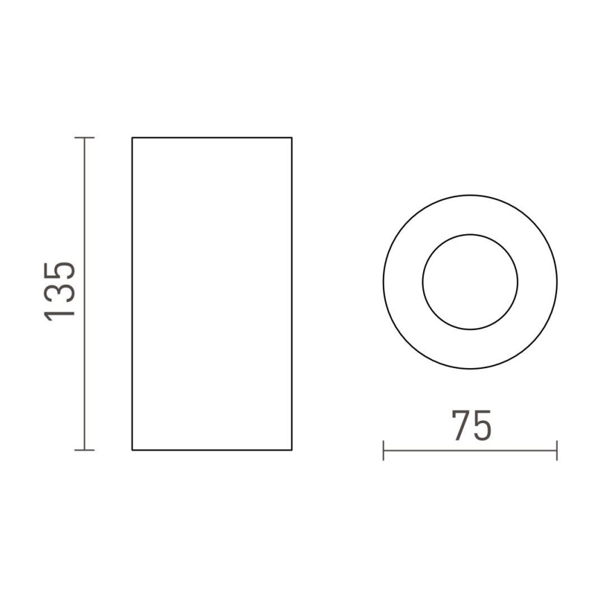 RED - Design Rendl - R13471 - Bodové svítidlo CANTO 1xGU10/8W/230V