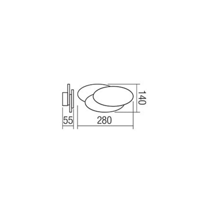 Redo 01-1445 - LED Nástěnné svítidlo GAMER 1xLED/12W/230V