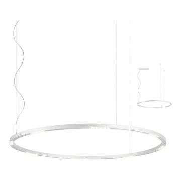 Redo 01-2208 - LED Lustr na lanku UNION LED/68W/230V CRI 90 3000K pr. 120 cm bílá