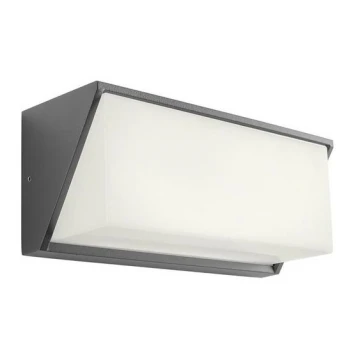 Redo 90238 - LED Venkovní nástěnné svítidlo SPECTRA LED/17W/230V IP54 šedá