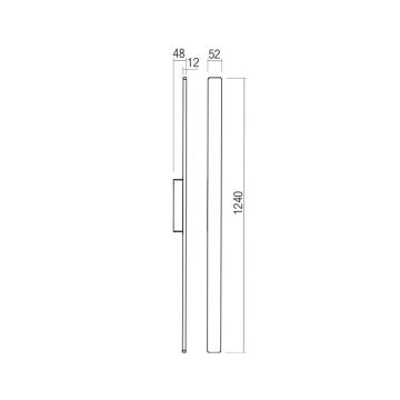 Redo 90430 - LED Venkovní nástěnné svítidlo REFLEXA LED/20W/230V 3000K IP54 bílá