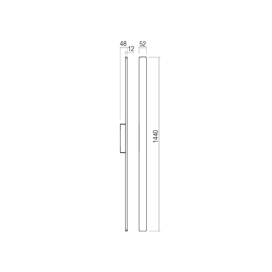 Redo 90432 - LED Venkovní nástěnné svítidlo REFLEXA LED/24W/230V 3000K IP54 bílá