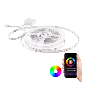 RGB LED Stmívatelný pásek Wi-Fi + hudební funkce LED/16W/230V 5 m Tuya