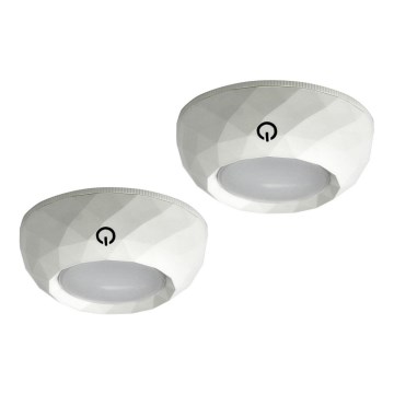 SADA 2x LED Dotykové orientační svítidlo LED/4,5V/3xAAA