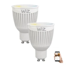 SADA 2x LED Stmívatelná žárovka GU10/6,5W/230V 2700-6500K Wi-Fi - WiZ