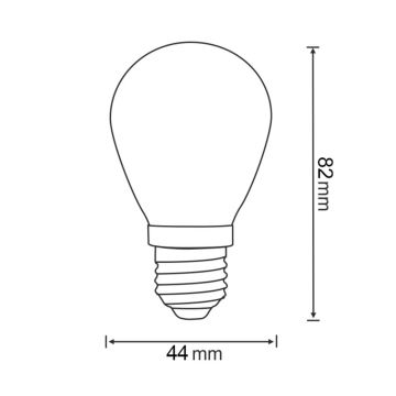 SADA 2x LED Žárovka PARTY E27/0,3W/36V fialová