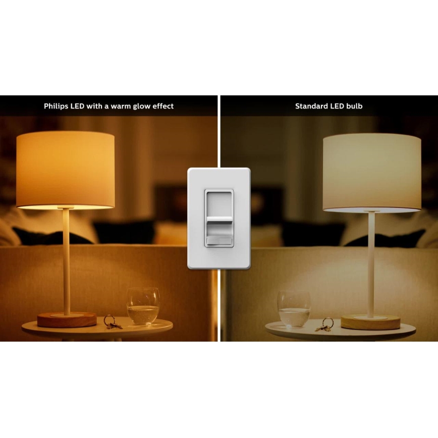 SADA 3x LED Stmívatelná žárovka Philips Warm Glow GU10/3,8W/230V 2200-2700K CRI 90