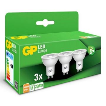 SADA 3x LED Žárovka GU10/3,1W/230V 2700K - GP