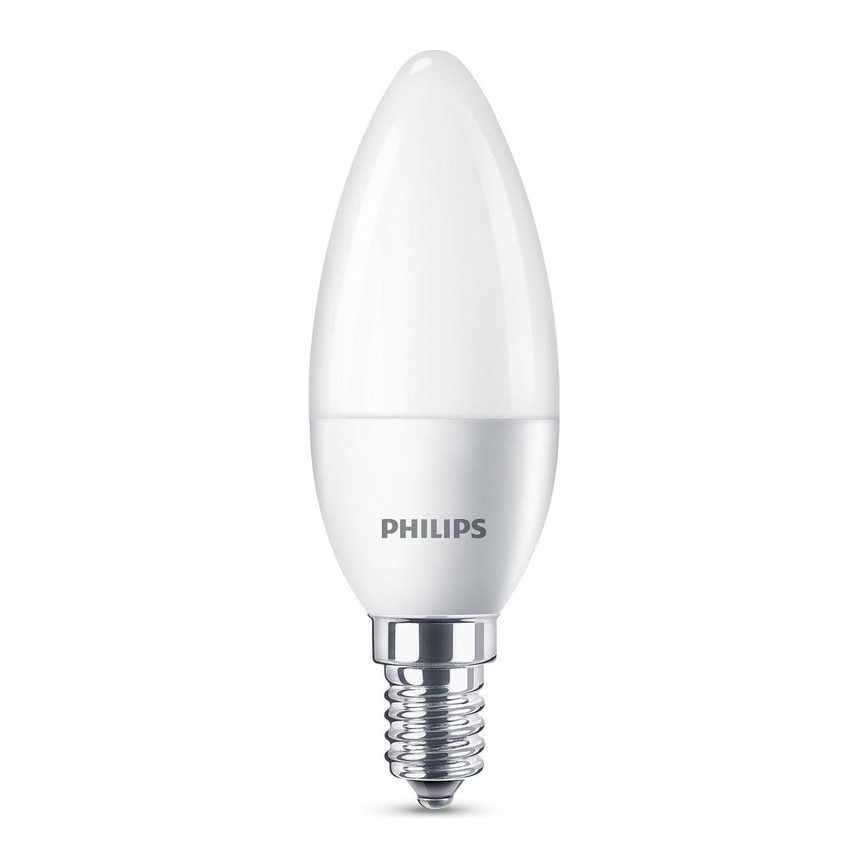 SADA 3x LED Žárovka Philips B35 E14/5,5W/230V 2700K