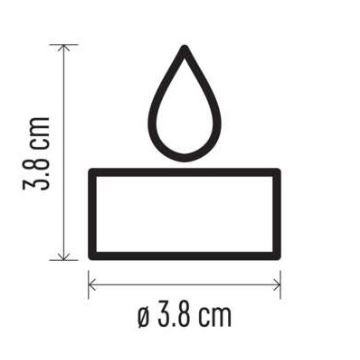 SADA 6x LED Vánoční dekorace 6xLED/6xCR2032 zlatá