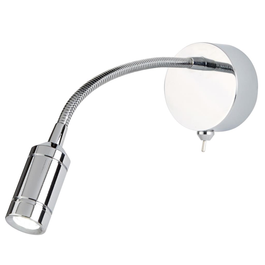 Searchlight - LED Flexibilní lampička ADJU LED/1W/230V chrom