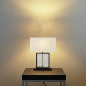 Searchlight - Stolní lampa CLARENDON 1xE27/60W/230V černá