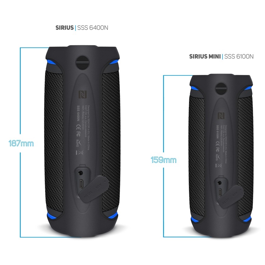 Sencor - Bezdrátový reproduktor 16W 2500 mAh IPX6