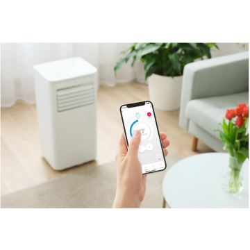 Sencor - Chytrá mobilní klimatizace 3v1 včetně kompletního příslušenství 760W/230V 7000BTU Wi-Fi + dálkové ovládání