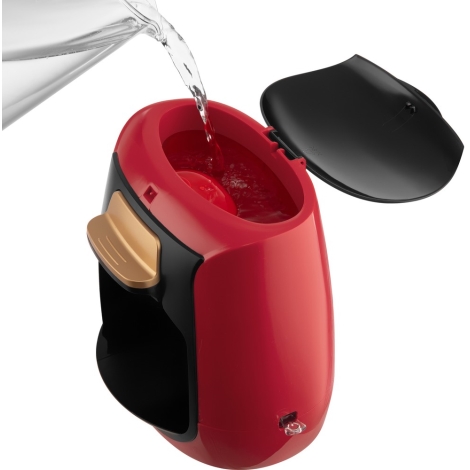 Sencor - Kávovar se dvěma hrnky 500W/230V červená/černá