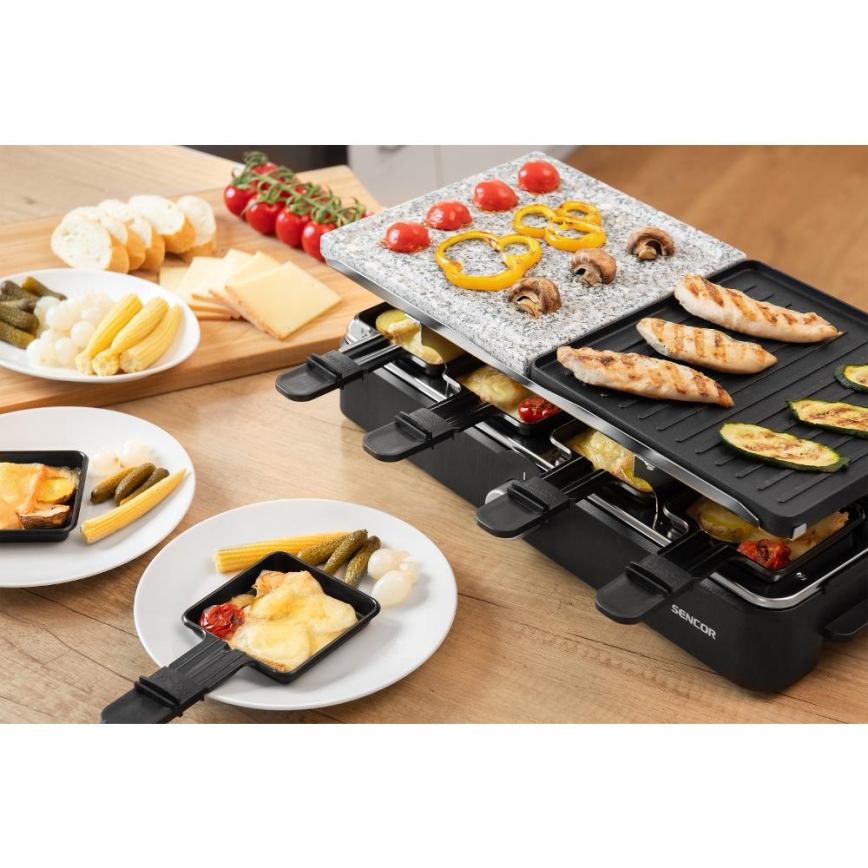 Sencor - Raclette gril s příslušenstvím 1400W/230V