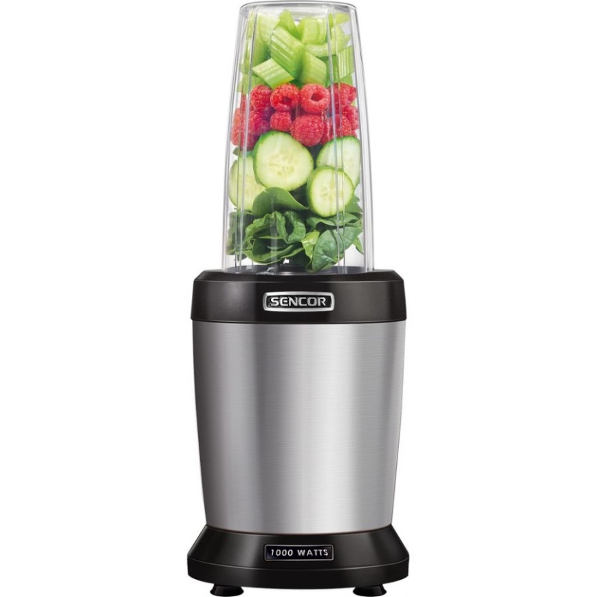 Sencor - Smoothie nutri mixér 1000W/230V stříbrná