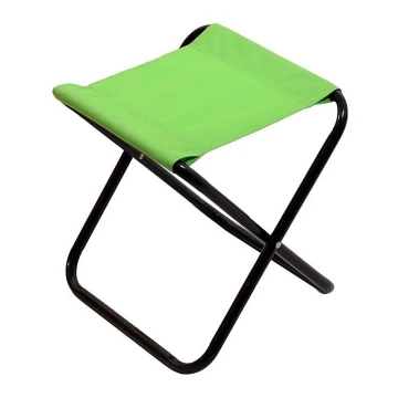 Skládací kempingová židle zelená/černá