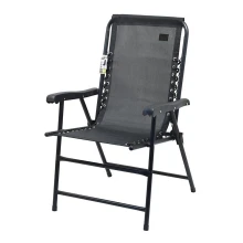 Skládací zahradní židle černá
