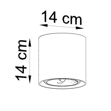 Bodové svítidlo CULLO 1xGU10/ES111/40W/230V