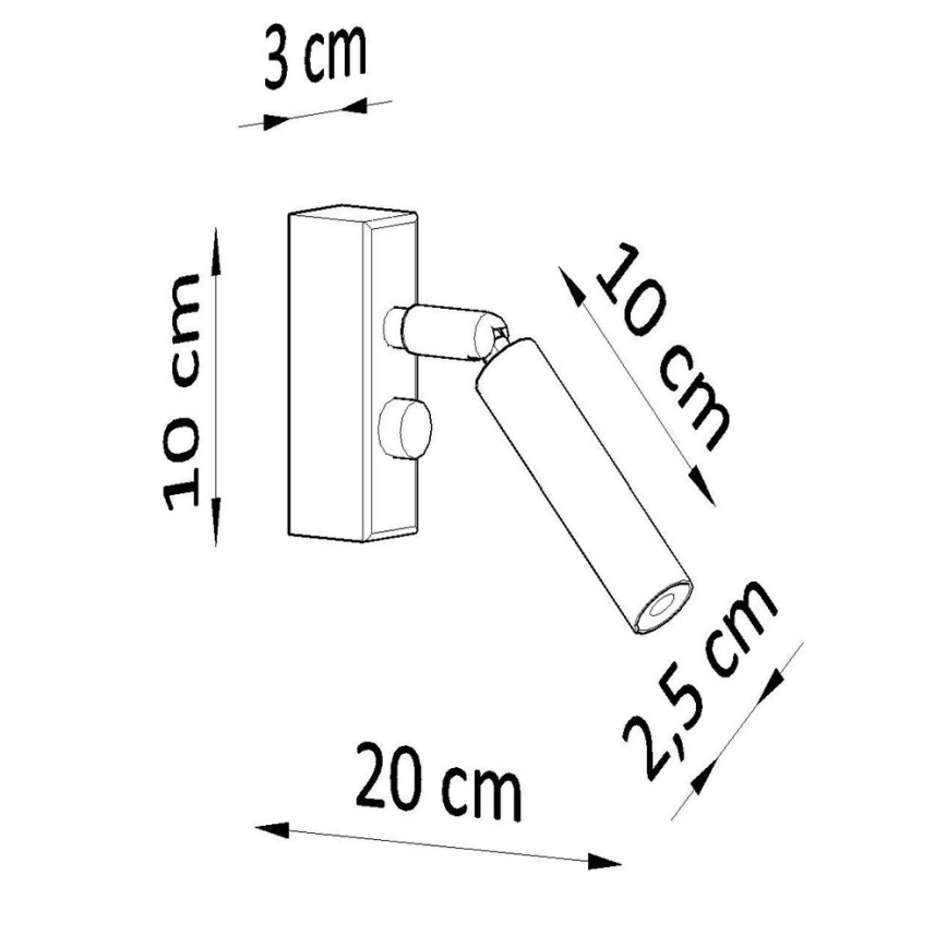 Nástěnné bodové svítidlo EYETECH 1xG9/12W/230V bílá