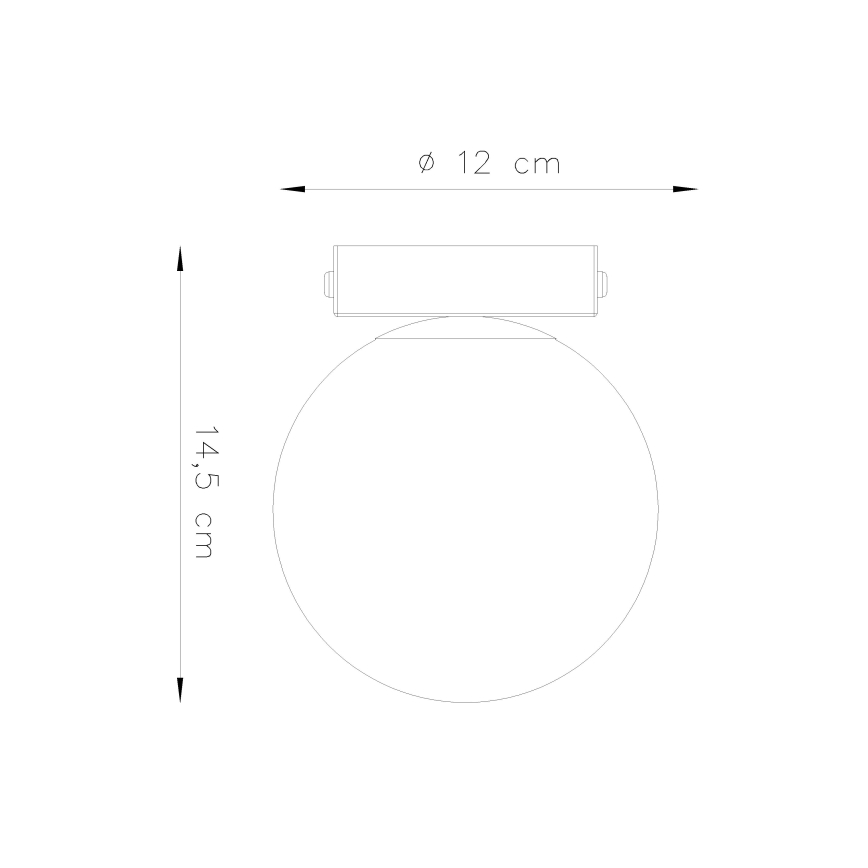 Stropní svítidlo YOLI 1xG9/12W/230V bílá