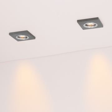 SADA 3x LED Podhledové svítidlo VITAR 1xGU10/5W/230V CRI 90 beton – FSC certifikováno