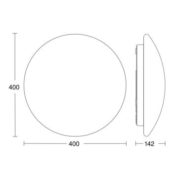 STEINEL 058593 - LED Koupelnové stropní svítidlo se senzorem RS PRO LED/20W/230V 4000K IP54