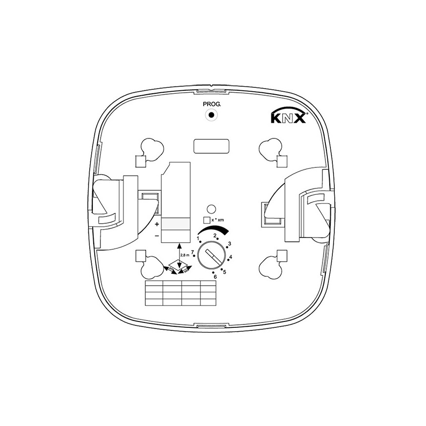 Steinel 059484 - Prezenční hlásič HF 360 V3 KNX bílá