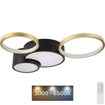Stmívatelné stropní svítidlo ALIZEE LED/30W/230V 3000-6500K černá/zlatá