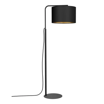 Stojací lampa ARDEN 1xE27/60W/230V černá/zlatá