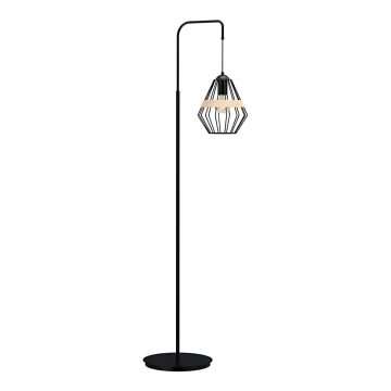 Stojací lampa CLIF 1xE27/60W/230V černá