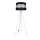 Stojací lampa CORAL 1xE27/60W/230V bílá/černá/chrom