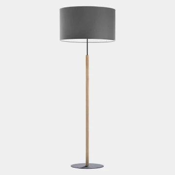 Stojací lampa DEVA 1xE27/25W/230V šedá