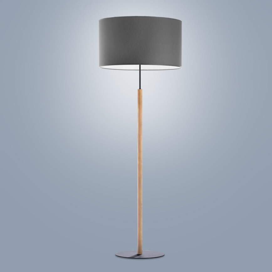 Stojací lampa DEVA 1xE27/25W/230V šedá