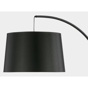 Stojací lampa HANG 1xE27/25W/230V černá