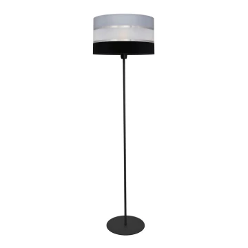 Stojací lampa HELEN 1xE27/60W/230V černá/šedá/stříbrná