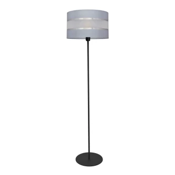 Stojací lampa HELEN 1xE27/60W/230V šedá/černá