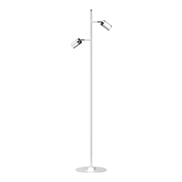 Stojací lampa JOKER 2xGU10/25W/230V bílá/lesklý chrom