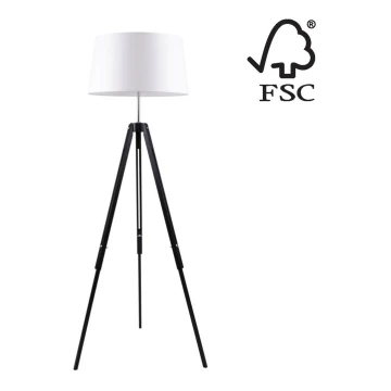 Stojací lampa TRIPOD 1xE27/60W/230V buk – FSC certifikováno