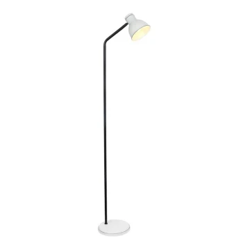 Stojací lampa ZUMBA 1xE27/40W/230V bílá/černá