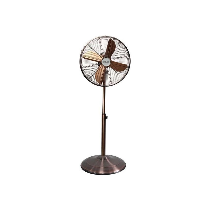 Stojanový ventilátor 60W/230V pr. 40 cm měděná