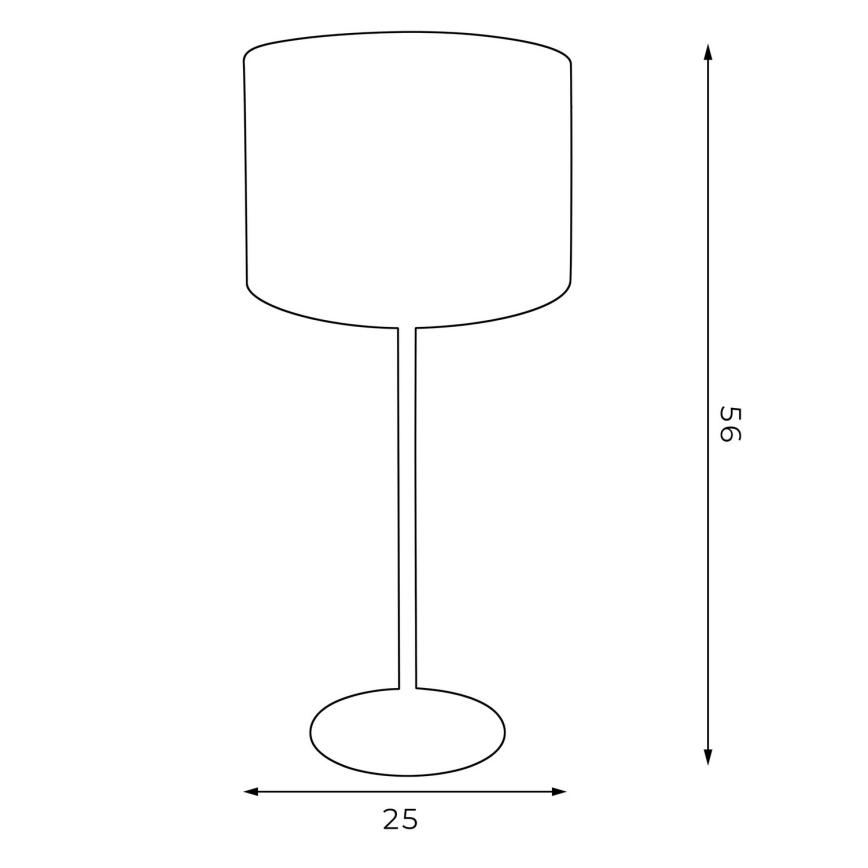 Stolní lampa ARDEN 1xE27/60W/230V pr. 25 cm zelená/zlatá