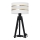 Stolní lampa HELEN 1xE27/60W/230V bílá/zlatá/borovice